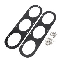 Protections de cadre de moto en alliage d'aluminium CNC, orange