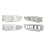 License Plate Mounting Bracket Holder Frames compatible with Motorcycle 17.5x10cm 2