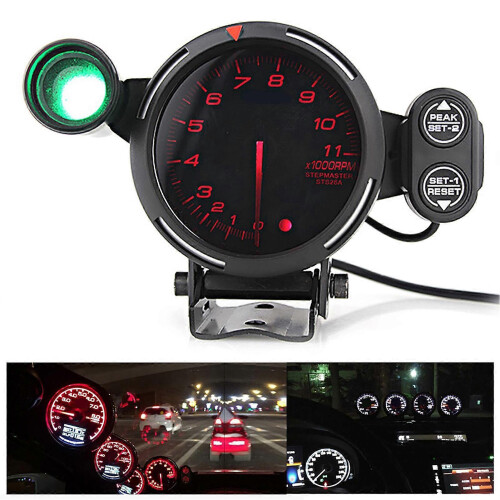 Medidor de temperatura de óleo digital universal para carro, 2 polegadas e 12V. 2
