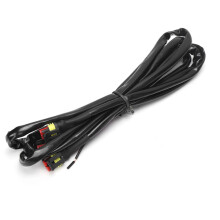 2pcs 12V Electric Heated Grips Adjustable Temperature Winter Hands Warmer compatible with 7/8in Handlebar Black