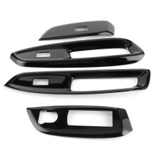 8Pcs/Set Door Sill Plate Carbon Fiber Type Threshold Scuff Protecor Guard Cover Fit compatible with Honda Accord 20182020