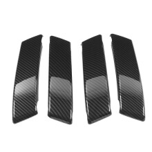 2pcs Carbon Fiber Dashboard Air Vent Trim Decoration Fit compatible with Porsche Cayenne 20182020