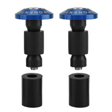 22 mm 7/8 inch motorfiets stuureinddoppen, compatibel met race-, ATV- en offroadmotoren, rood