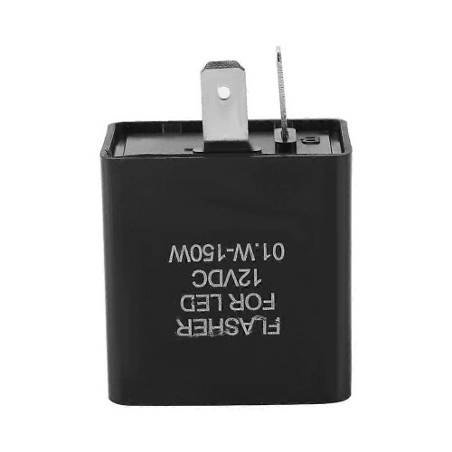 2 Pin Electronic Motorcycle LED Flasher Relay Turn Signal Bulb Hyper Flash LF1-S-PIN 2