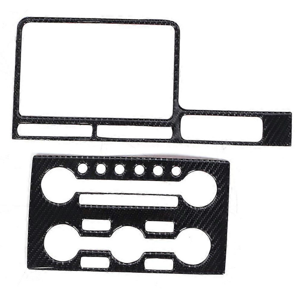 4Pcs/Set Shift Panel Trim Carbon Fiber Cover Interior Decor Fit Compatible With Nissan Gtr R35 0816 Light 3750196518465