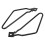 Motorcycle Stainless Steel Refit Saddlebag Side Support Bar Bracket Replacement Kit 2