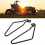 Motorcycle Stainless Steel Refit Saddlebag Side Support Bar Bracket Replacement Kit 4