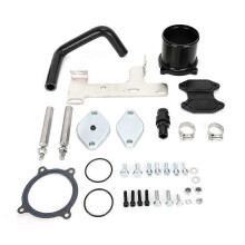 Complete oliekoeler EGR-verwijderingsset van roestvrij staal, geschikt voor E-serie, F-serie, E-350, E-450, F250, F350, F550 6.0L.