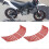 Conjunto de 16 adesivos refletivos para rodas de bicicleta/moto de 16 a 18 polegadas (verde) 4
