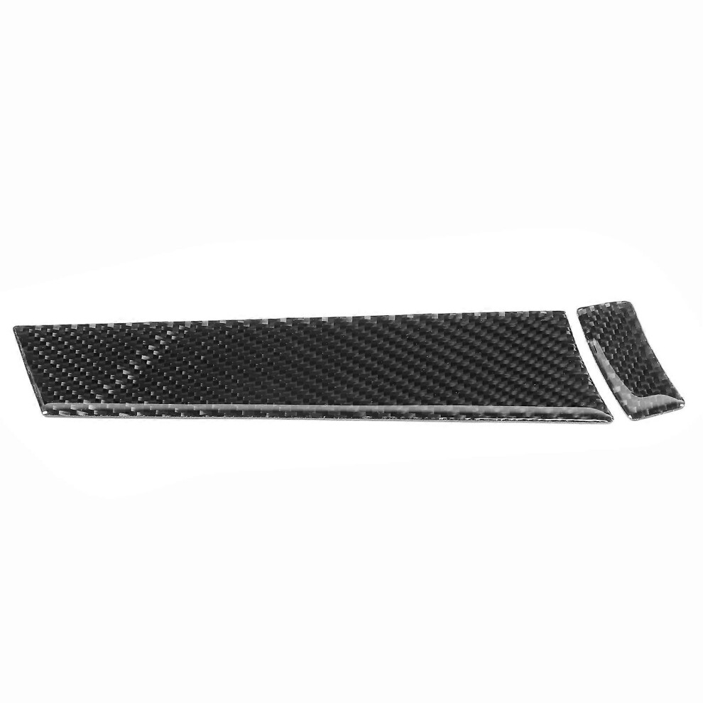 Carbon Fiber Copilot Storage Box Handle Trim Cover Fit Compatible With Mitsubishi Lancer 2008-2016 3281109466455