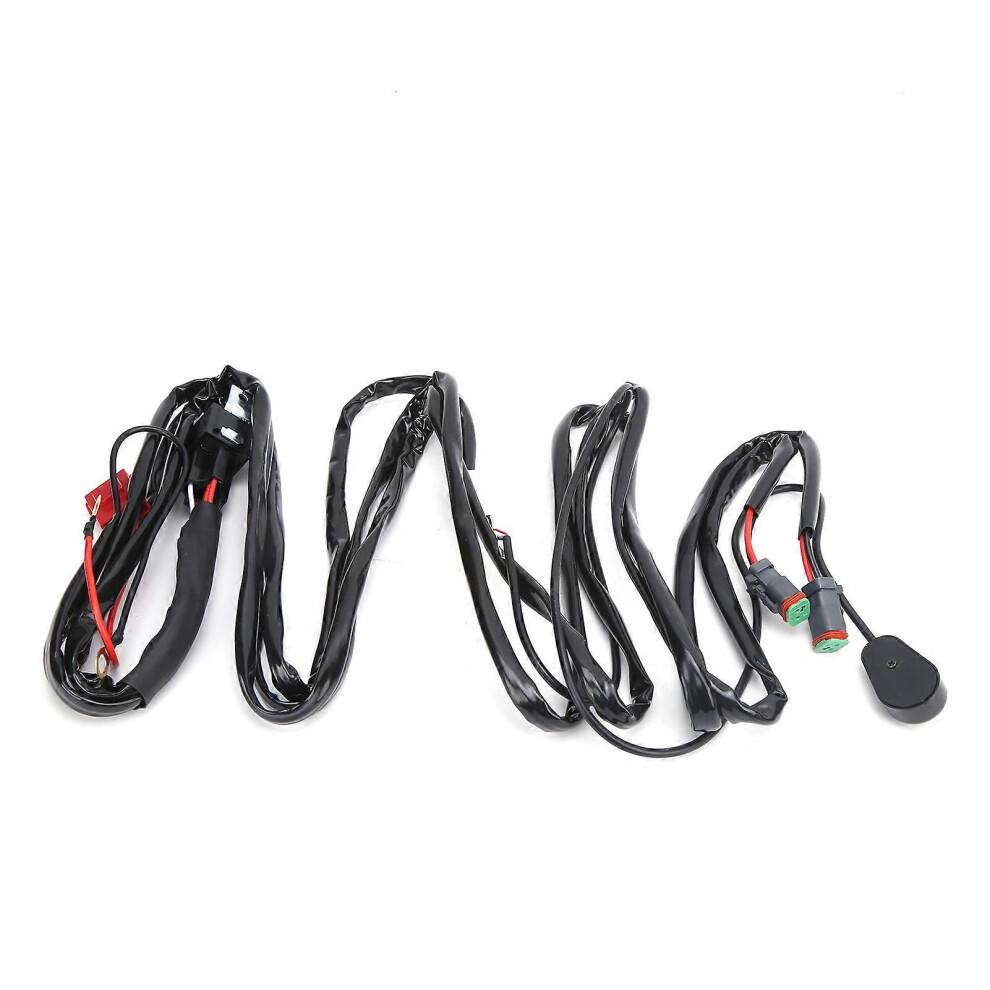 2M Switch Wiring Harness 40A 12V Led 1V1 With Dt Interface Waterproof Compatible With Vehicle Spotlight 3563406195710