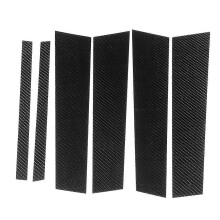 Car Central Control Button Trim Frame Carbon Fiber Interior Decoration Fit compatible with X1 E84 2011‑2015
