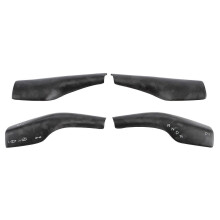 4pcs Carbon Fiber Door Handle Cover Trim Car Modification Fit compatible with Porsche Macan 20142020
