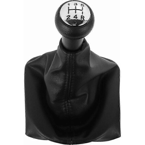 Manopla de câmbio de 5 velocidades compatível com 207, 307, CC e 308 (preta) 2