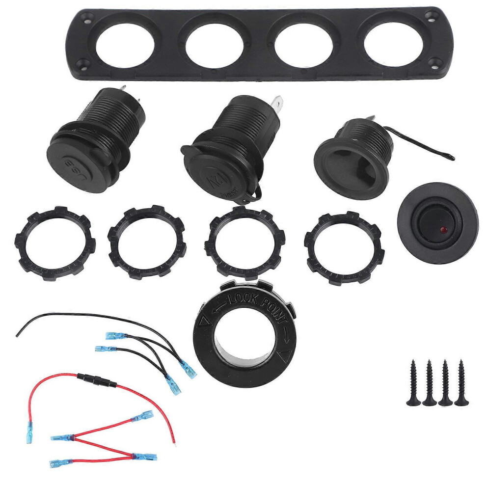 3Pcs Carbon Fiber Gear Shifter Panel Trim Vehicle Accessory Fit Compatible With Gt86/Scion Frs /Subaru Brz 3808341438608