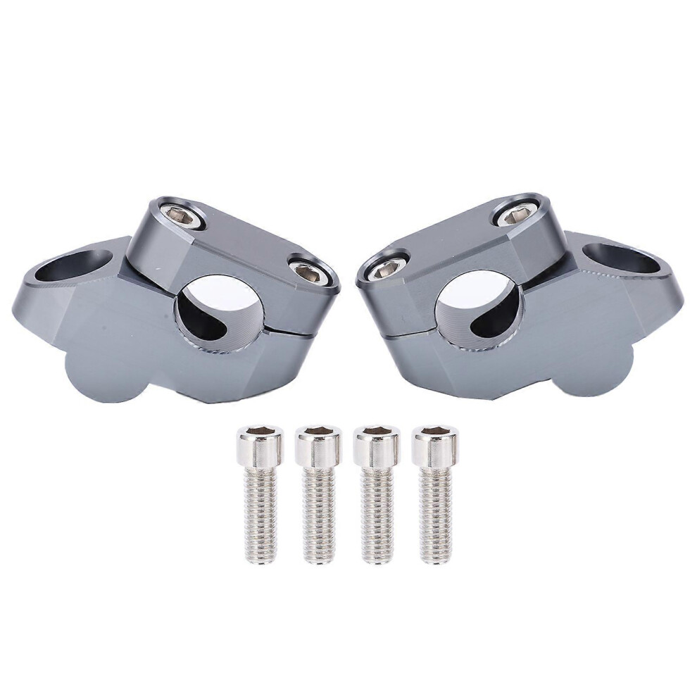 7/8In Handlebar Risers Cnc Aluminum Alloy Universal Motorcycle Modification Accessoryblack 3193308901074