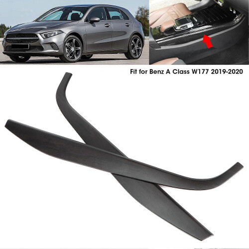 Center Console Both Side Strips Decrotive Trim Fit compatible with Benz A Class 20192020Carbon Fiber Pattern 1