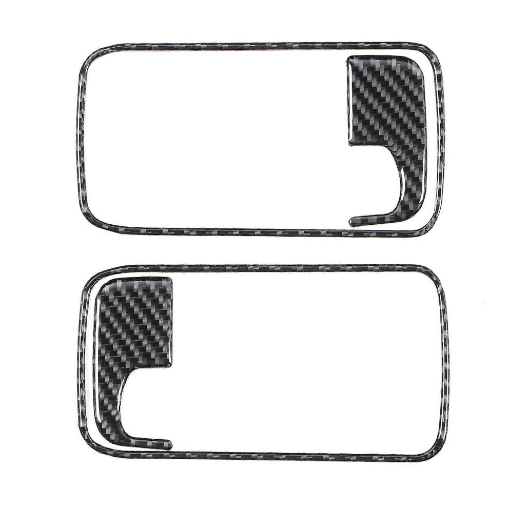 4Pcs Window Switch Lift Panel Switch Trims Carbon Fiber Fit Compatible With Dodge Challenger 2008-2014 Lhd 3131571235090