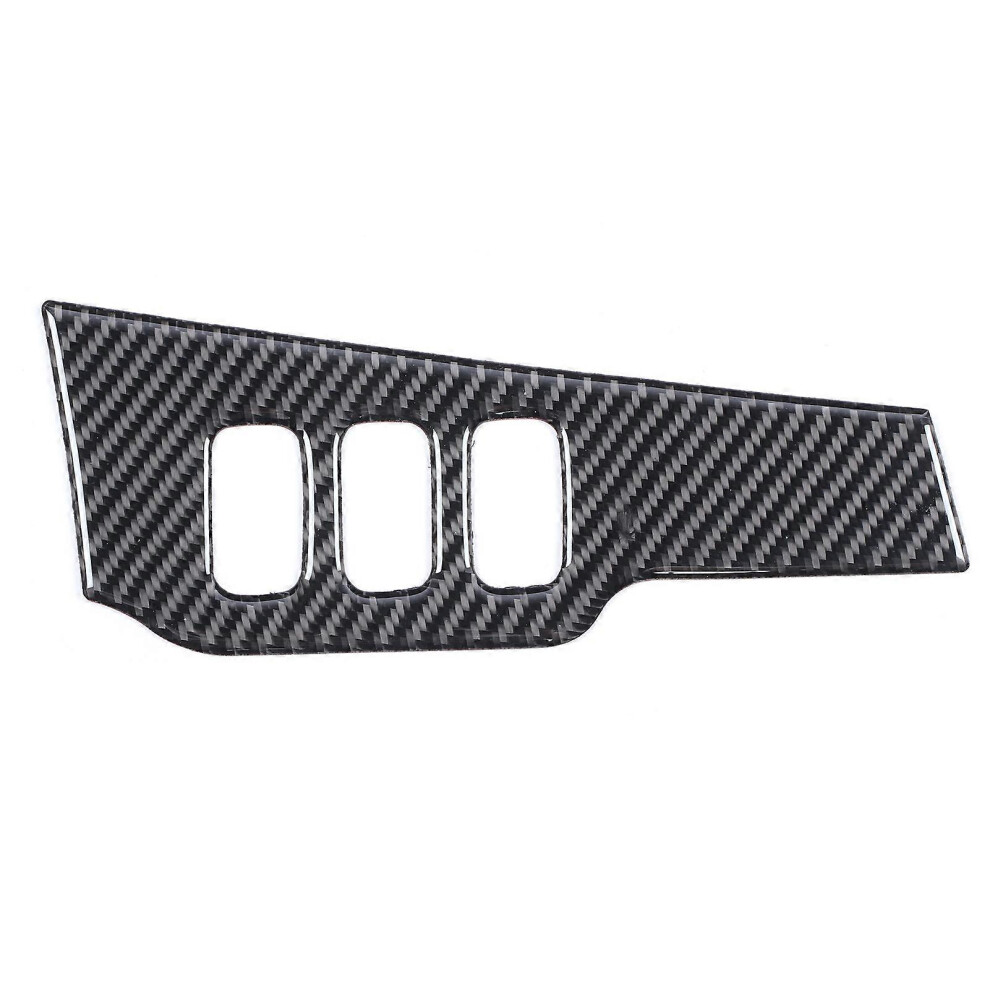 7Pcs Carbon Fiber Window Switch Cover Glass Lifting Panel Decor Trim Fit Compatible With Mitsubishi Lancer 2008-2016Rhd 3417083582267