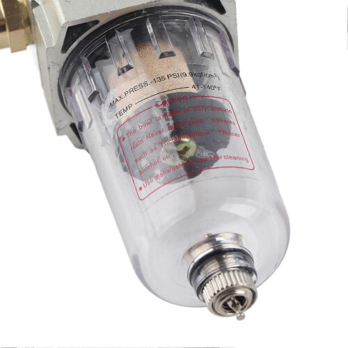 Durable Oil Water Separator Separation Compressed Air Filter Universal Car Accessory10mm/0.39in 1