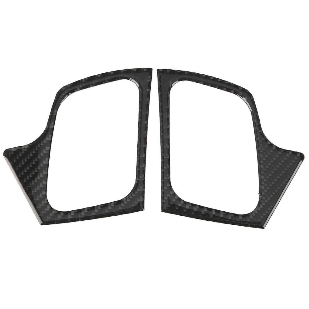 2Pcs Door Side Rearview Mirror Cover Exterior Housing Carbon Fiber Trim Fit Compatible With Mazda 3 Axela 1920 Lhd Rhd 3638364811467