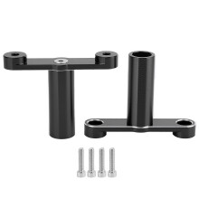 Motorcycle Headlight Bracket Front compatible withk Light Mount Fit compatible with YAMAHA TMAX530/ TMAX530 SX/DXRed