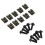 Universal Motorcycle Modified Windscreen Windshield Spoiler Air Deflector Transparent 3