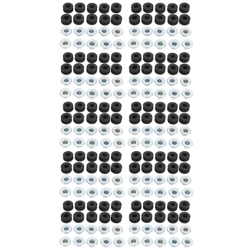 100Pcs Motorcycle Rubber Grommets compatible with compatible with compatible with compatible with Fairings