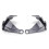 Protetor de motor para motocicleta, base da placa de proteção, compatível com Thruxton 900 2004 - 2016. Acabamento eletrogalvanizado. 2