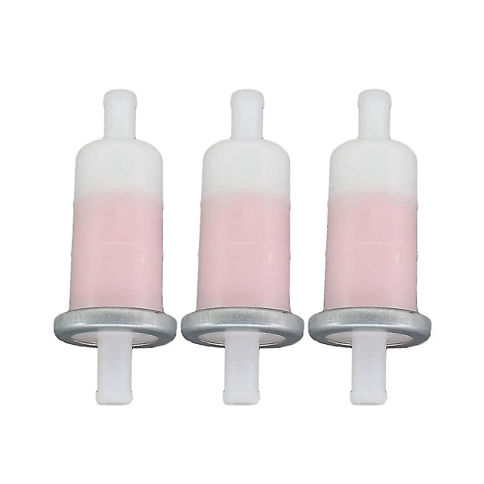 3Pcs 3/8Inch 10Mm Motorcycle Fuel Filter Compatible With Cbr600 Vt750 600 Vt1100 16900-Mg8-003 49019-105 3183084480108
