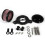 7/8" 1" Motorcycle Handlebar Mount Thermometer Waterproof Temp Dial Gauge White 2