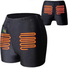 Beheizbare Hose, Unisex-Boxershorts mit Batterieheizung, warme Hose, Shorts, elektrische Thermounterwäsche, kompatibel mit Männern und Frauen
