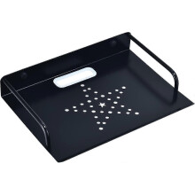 Wall Mounted Router Shelf, Small Projector Wall Stand Metal TV Box Bracket Floating Shelf(1 Layer, Small)