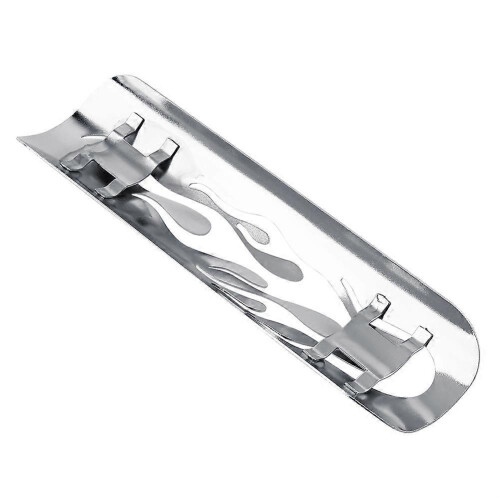 Protetor de isolamento térmico para escapamento de motocicleta, cor preta. 1