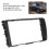 Painel frontal de rádio DVD automotivo 2Din de 7 polegadas com sistema de navegação, compatível com Toyota Corolla 0813 3
