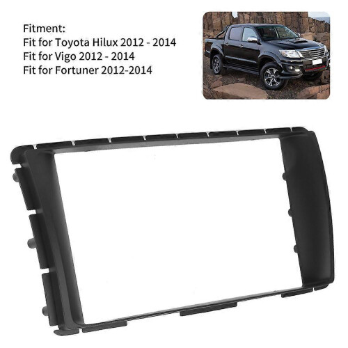 Painel frontal de rádio DVD automotivo 2Din de 7 polegadas com sistema de navegação, compatível com Toyota Corolla 0813 2