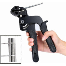 Stainless Steel Cable Tie Pliers, Stainless Steel Cable Tie Tool with Cutting Function, Tightening Gun Tightening Tool