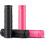 Fahrradlenkergriffe, weiche Gummigriffe, Universalgröße, 2er-Set, Schwarz + Rosa 1