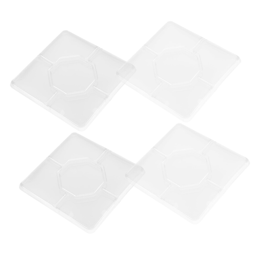 4Pcs Furniture Floor Protectors Chair Leg Pads Transparent Nonslip Scratchresistant Selfadhesive Design 9771547993988