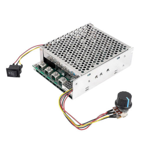 DC 10-55V 100A 3000W Motor Speed Controller Reversible PWM Control compatible withward and Reverse Controller