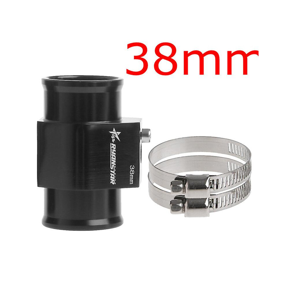 32Mm Water Temp Temperature Joint Pipe Sensor Gauge Radiator Hose Adapter Black/Silver 3567850048073