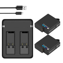 1680mAh compatibele batterij of oplader voor GoPro Hero 7, Hero 6 en Hero 5 Black camera's.