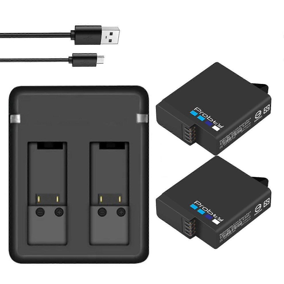 1680Mah Compatible With Gopro Hero 7 Hero 6 Hero 5 Battery Or Charger Compatible With Go Pro Hero7 6 Hero5 Camera Battery Black 3232806070131