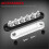 Bloco de terminais de barramento de bateria 12V automotivo e marítimo, bloco de distribuição coberto de 7 x 1/4 polegadas (M6) 12V 4