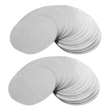 Silver Wine Pourer Discs - 300 Pcs, Drip-proof, 3 Inch, Thin, Drop Drip Stop Pouring Spout
