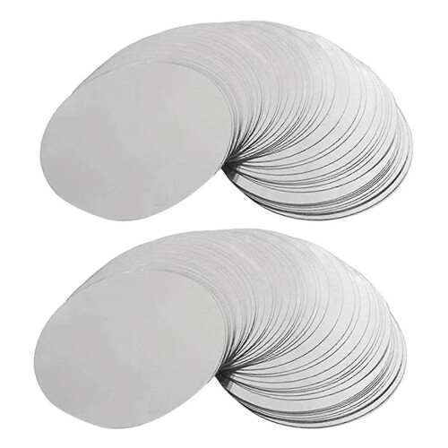 Silver Wine Pourer Discs - 300 Pcs, Drip-proof, 3 Inch, Thin, Drop Drip Stop Pouring Spout