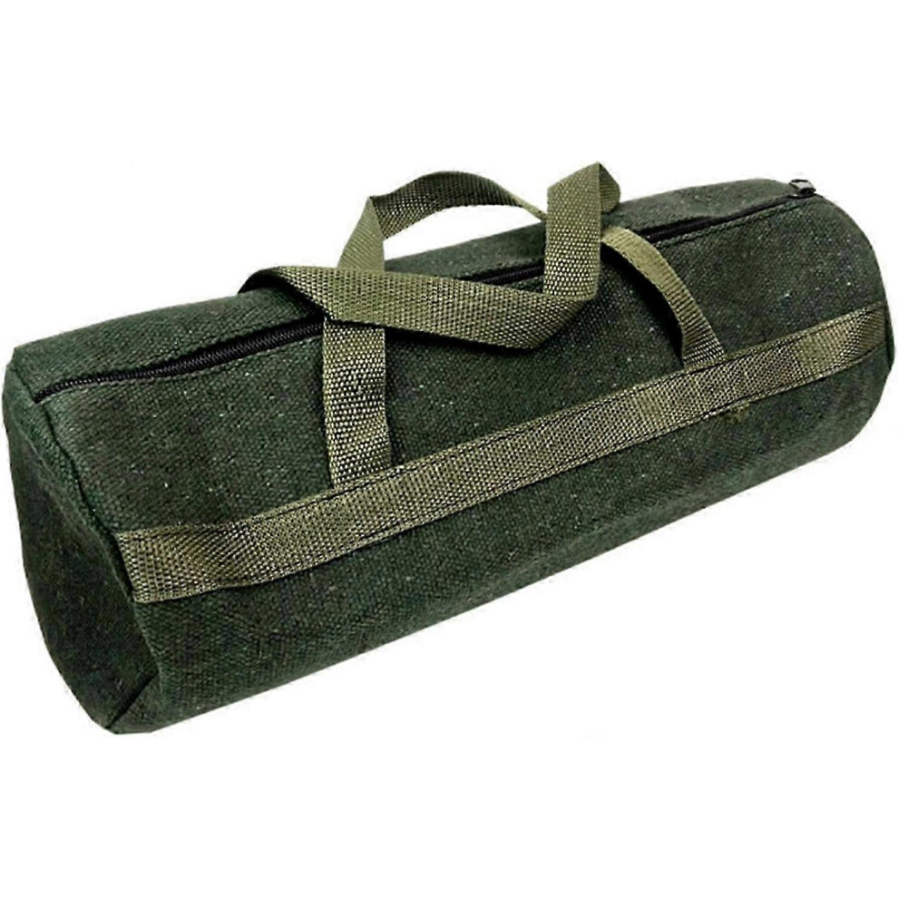 Tool Bag, Multi-Purpose Canvas Tool Organizer, Heavy Duty Storage Handbag, Portable Tote Bag With Sturdy Bottom And Wide Mouth, Electrician Tote Bag 3873362254803