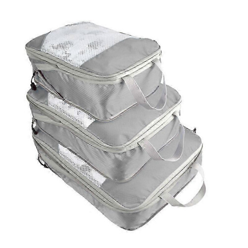 Organization set compatible with suitcases - pack cubes compatible with suitcase gray