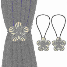 Two Curtain Straps (gold)