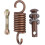 Conjunto de 1 cadeira suspensa com molas reforçadas, tipo cesto, para varanda, com kit de treinamento de molas compatível com casa e jardim. 1